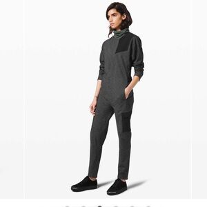 lululemon Reykur jumpsuit Chic Charcoal with Black Accents